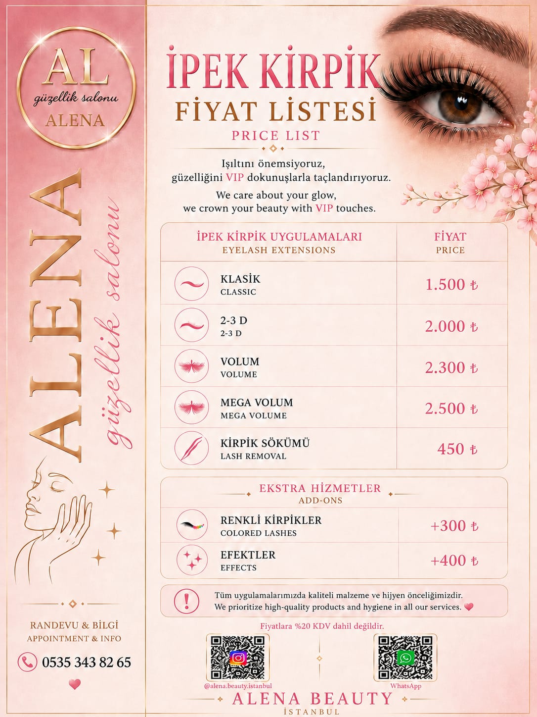 Fiyat Listesi Görseli